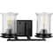 Progress Lighting Winslett Collection Black Two-Light Bath P300273-031 - alternate 1